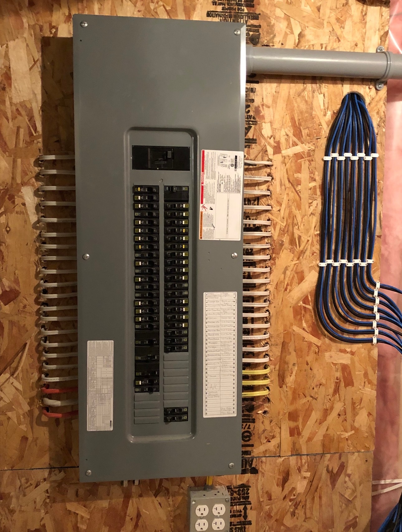 New Construction Panel Installation